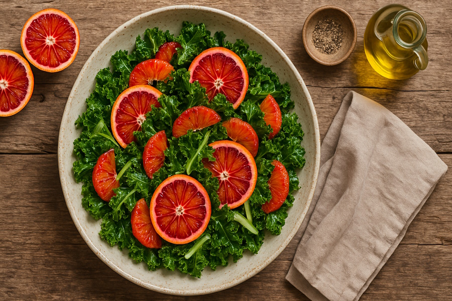 Insalata mediterranea colorata